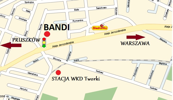 Mapka dojazdu