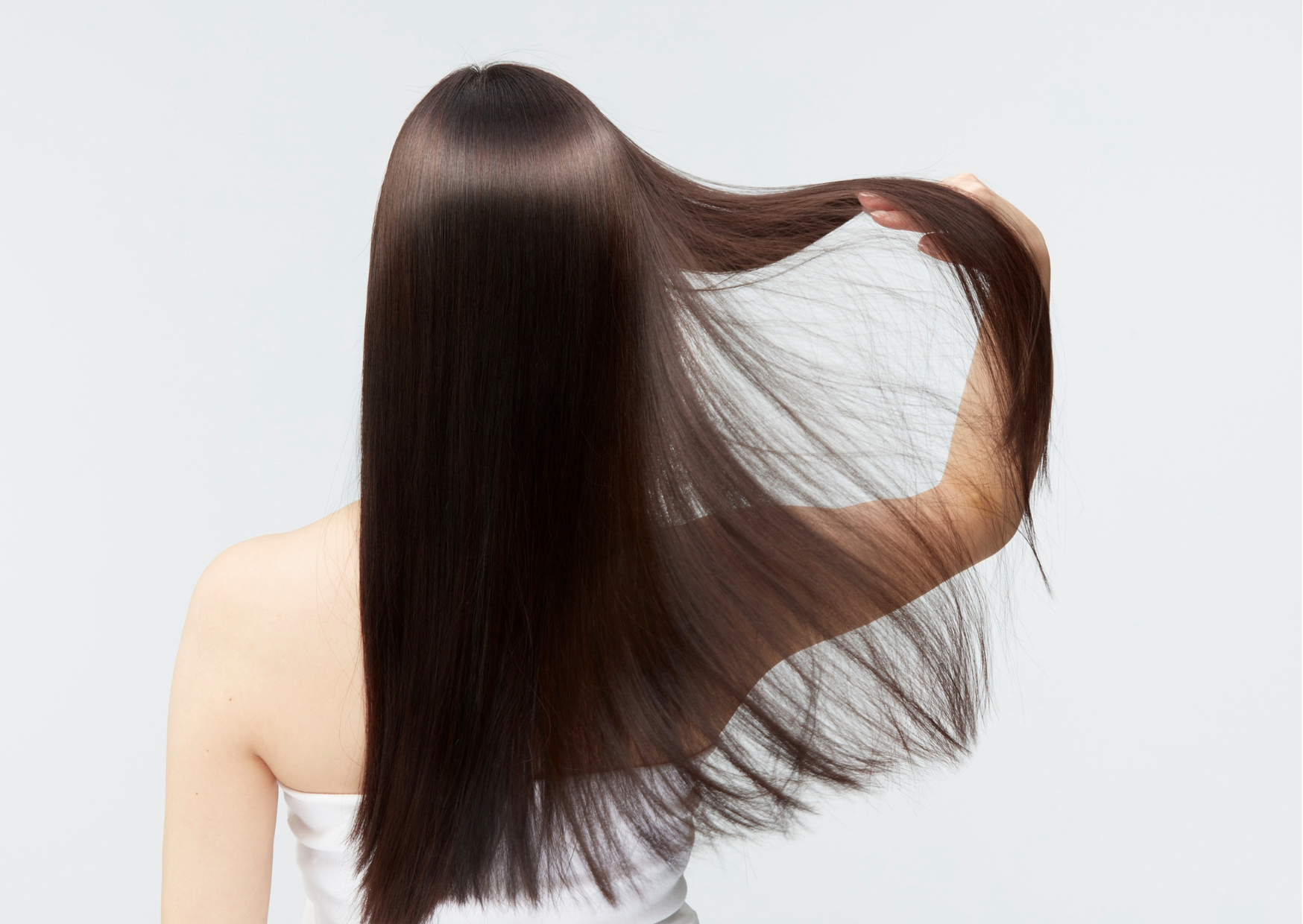 glossy hair