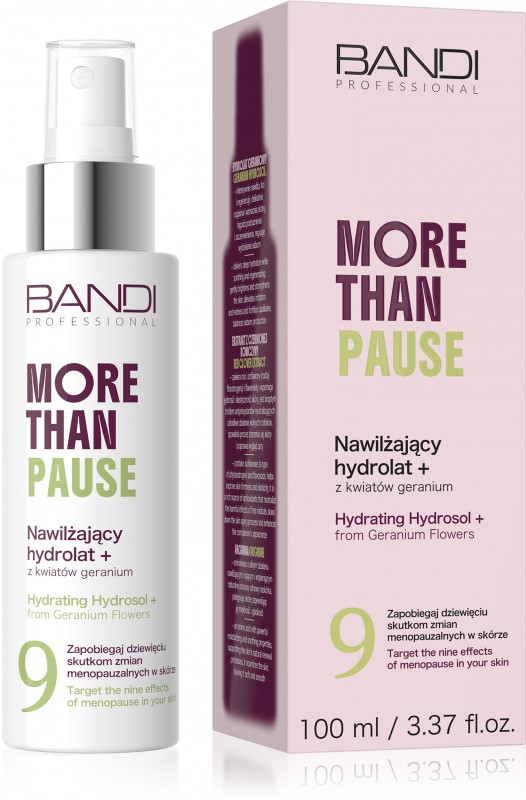 Nawilajcy hydrolat z kwiatw geranium