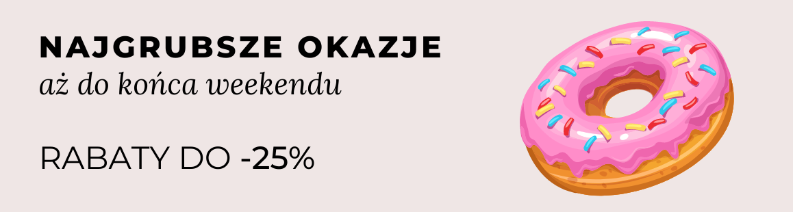 baner Tusty Czwartek, sodycze + napis