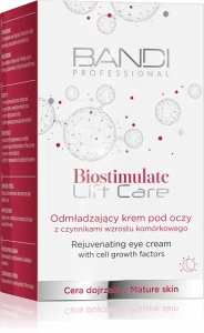 Rejuvenating eye cream with cell growth factors